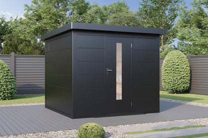 Metall-Gartenhaus / Gerätehaus Hakon 2424 Anthrazit