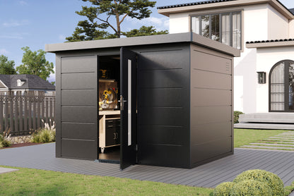 Metall-Gartenhaus / Gerätehaus Hakon 3024 Anthrazit