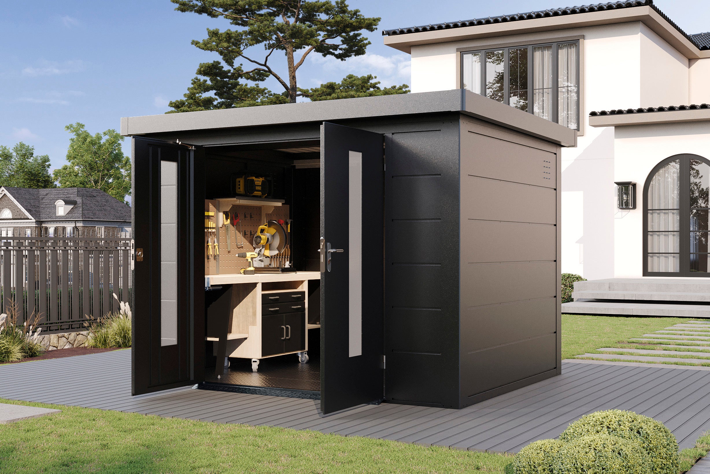 Metall-Gartenhaus / Gerätehaus Eirik 3024