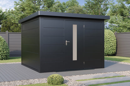 Metall-Gartenhaus / Gerätehaus Hakon 3030 Anthrazit