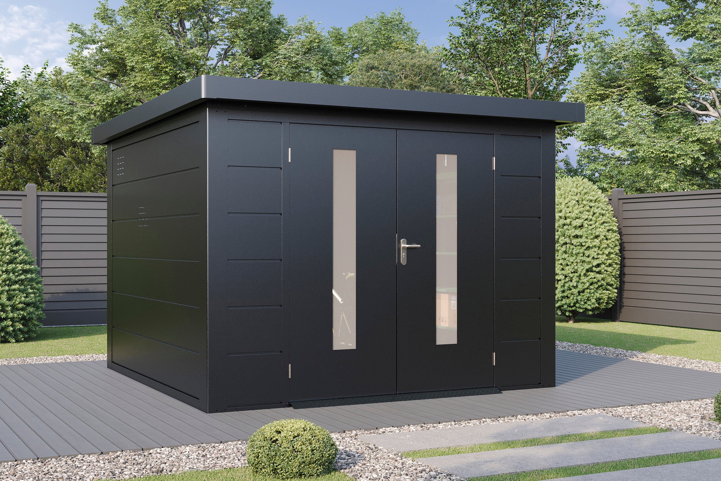 Metall-Gartenhaus / Gerätehaus Eirik 3030