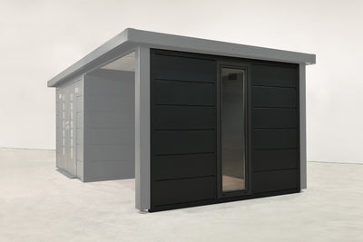 Seitenwand mit Fenster feststehend Terrasse 24