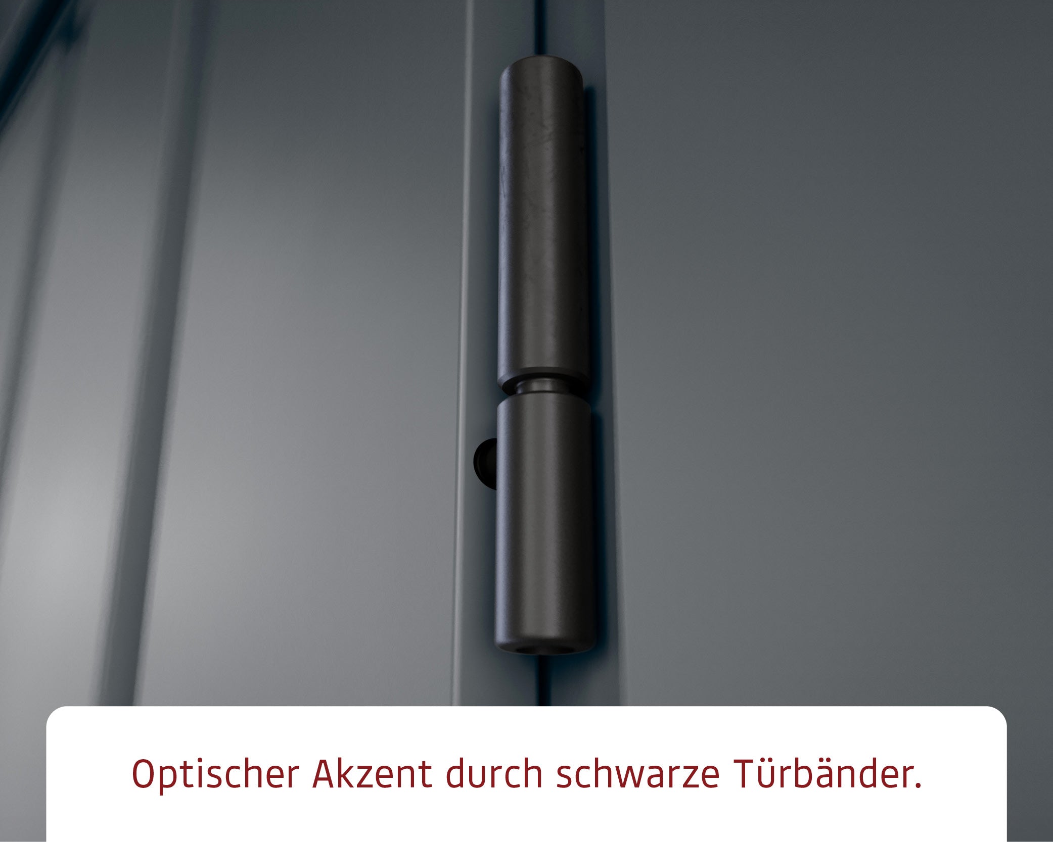 Metall-Gartenhaus / Gerätehaus Zuluna ZFD-4-LB-ET Anthrazit / Graualuminium - Gartenhaus Herkommer