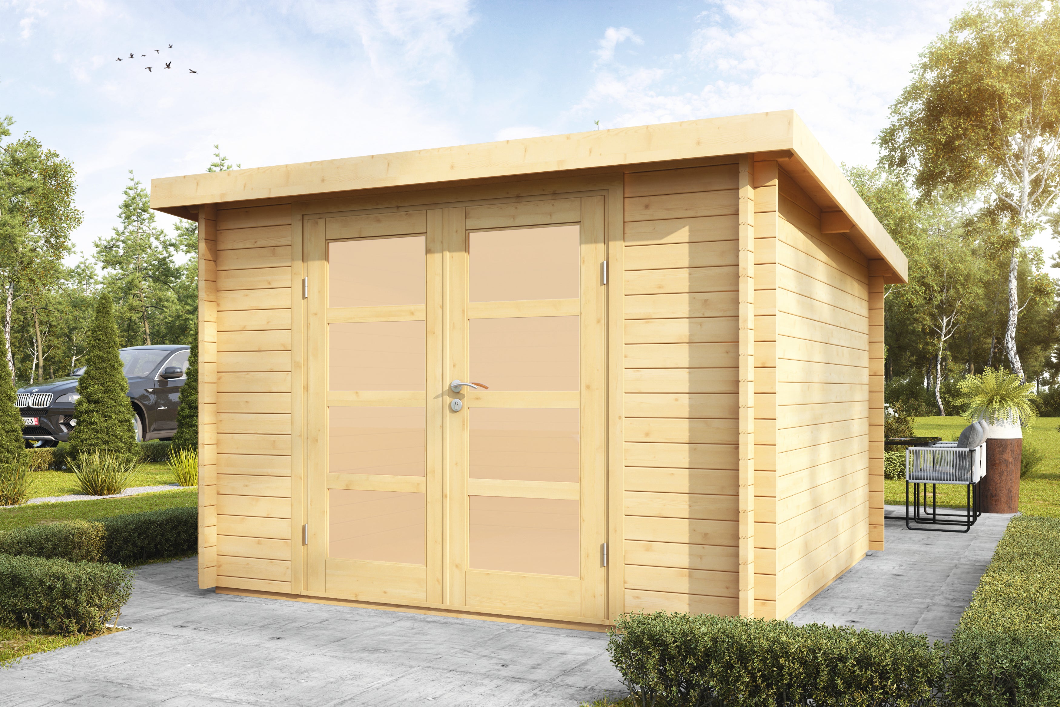 Holz-Gartenhaus / Gerätehaus Pia 3024
