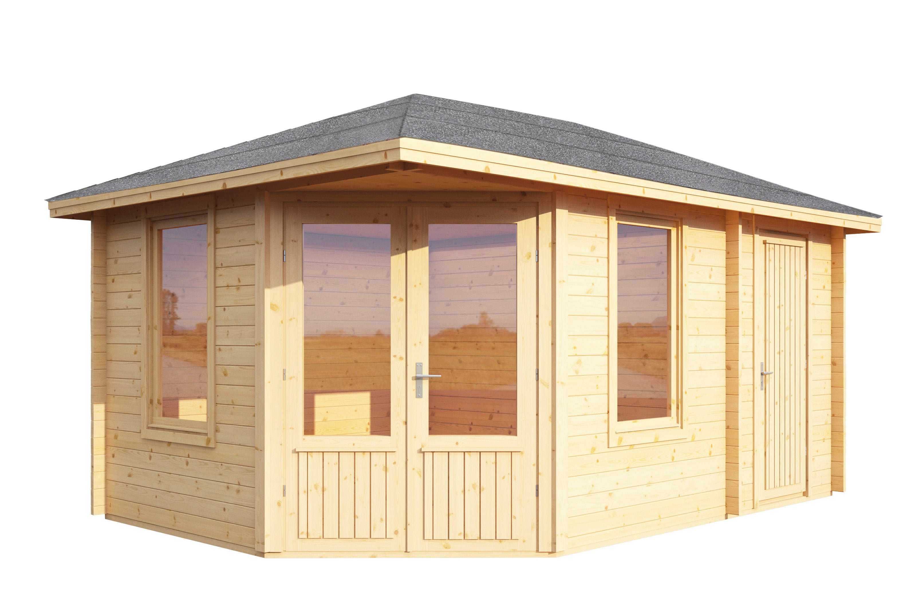 Holz-Gartenhaus / Gerätehaus  Abbe 4530 40