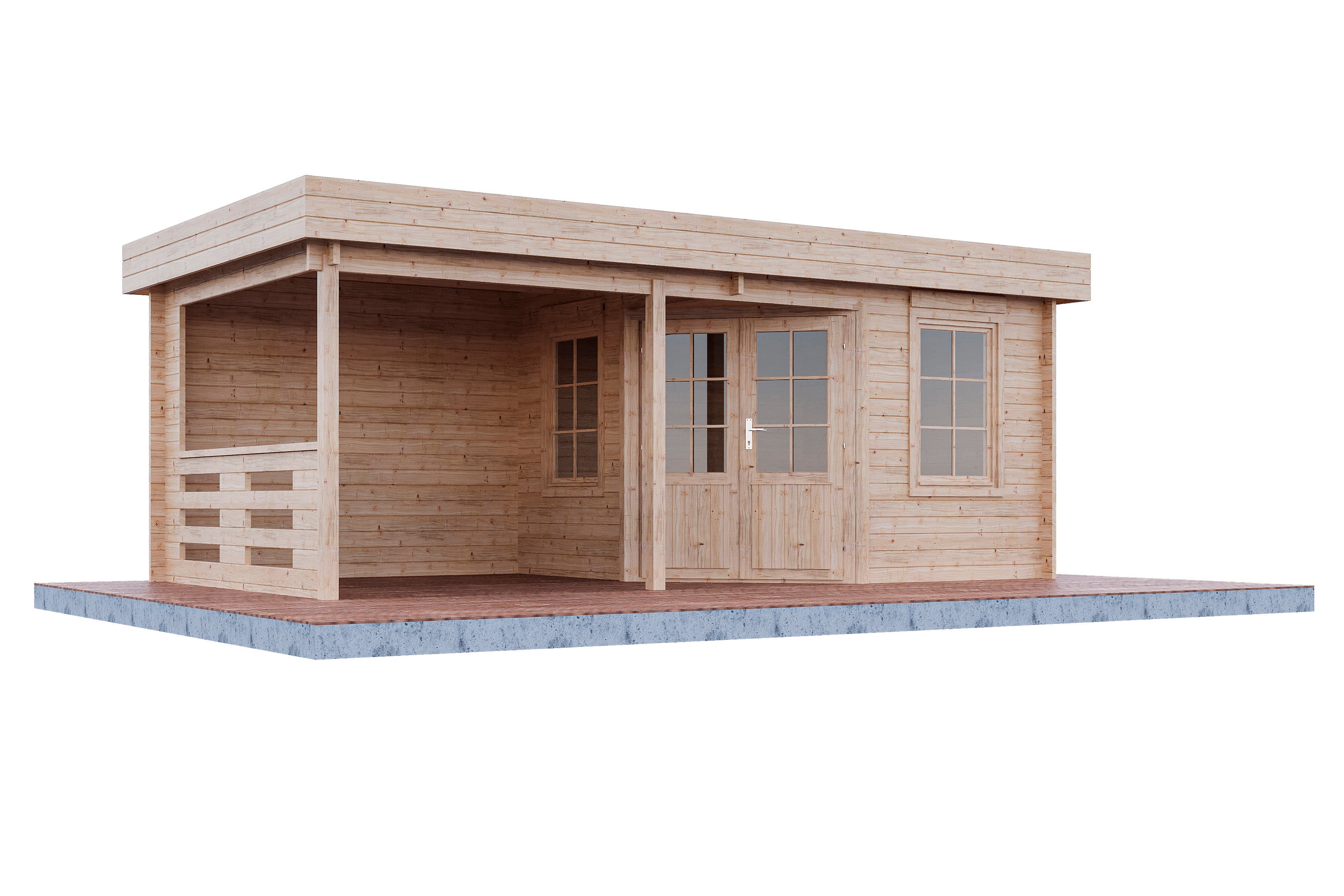 Holz-Gartenhaus / Gerätehaus Gleda 5628 40 - Gartenhaus Herkommer