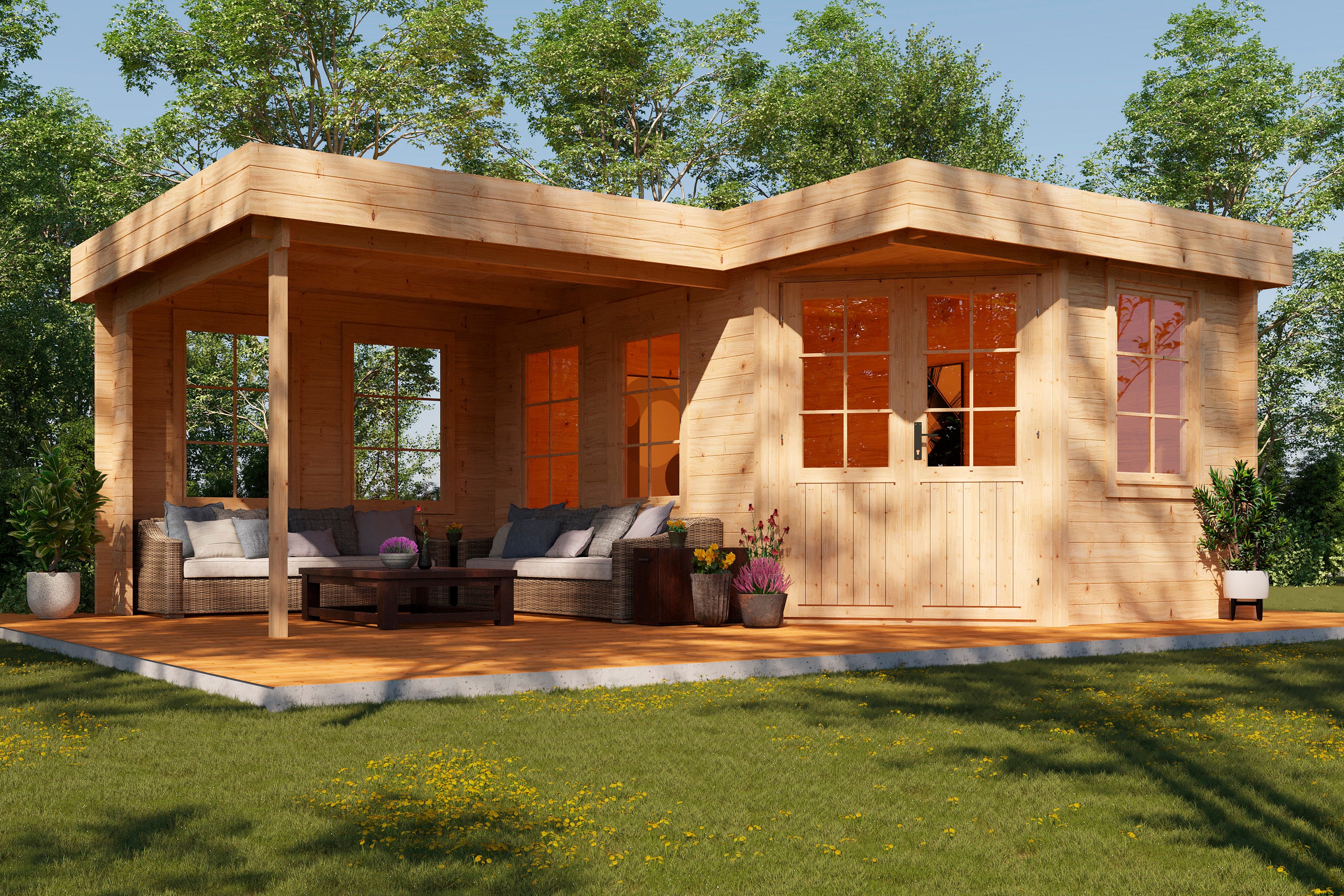 Holz-Gartenhaus / Gerätehaus Guda 5643 40