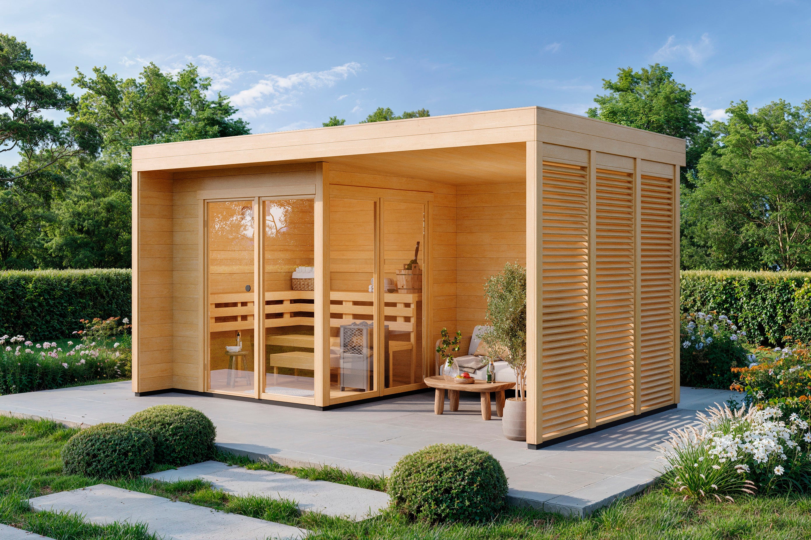 Gartensauna Vibeke 4722 44