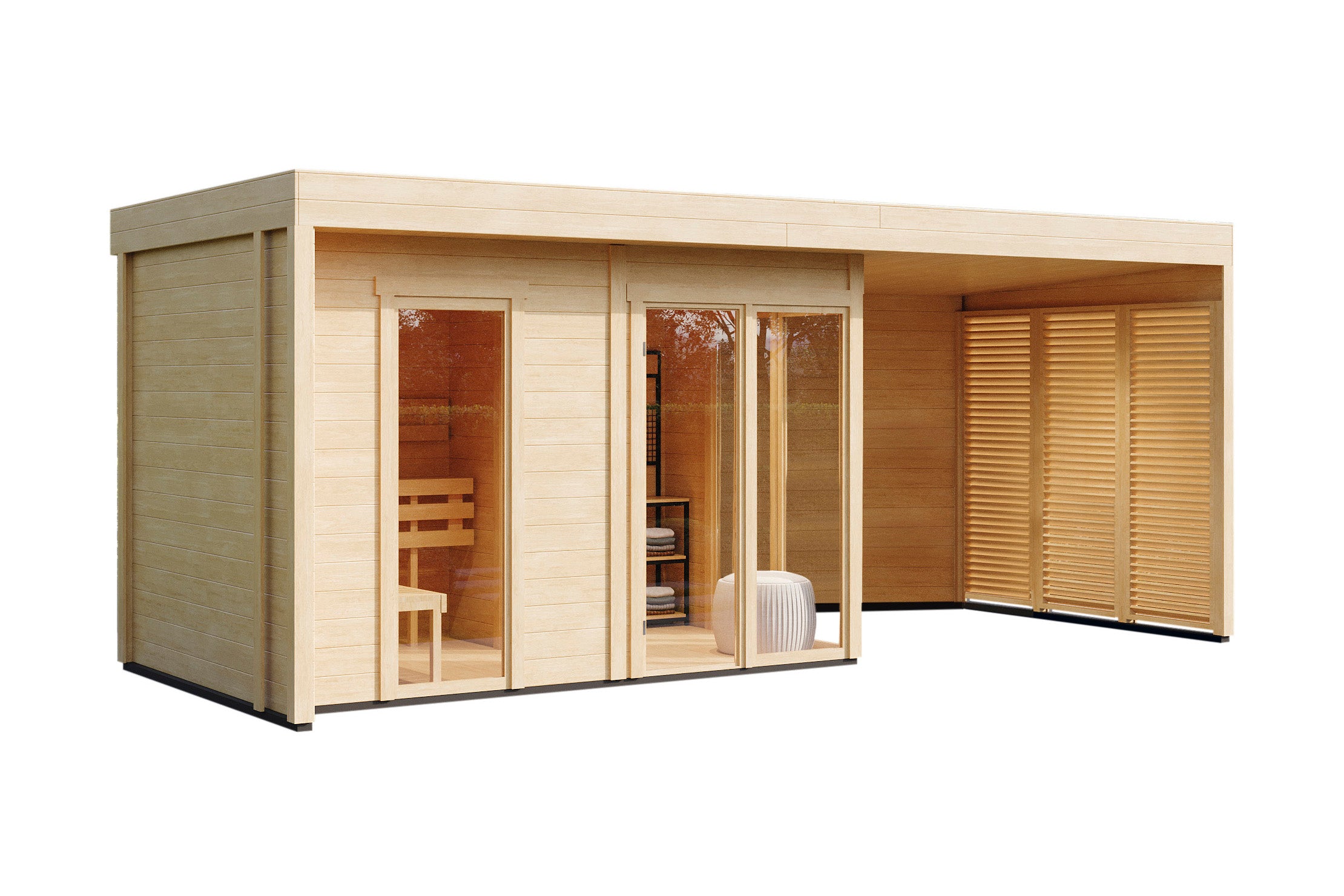 Gartensauna Vendela 6020 44 - Gartenhaus Herkommer