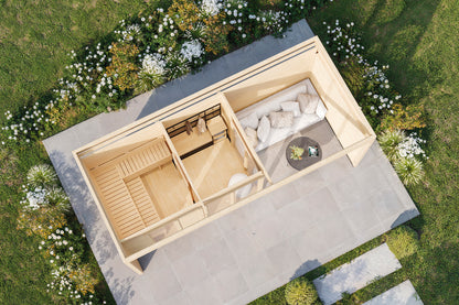 Gartensauna Vendela 6020 44 - Gartenhaus Herkommer