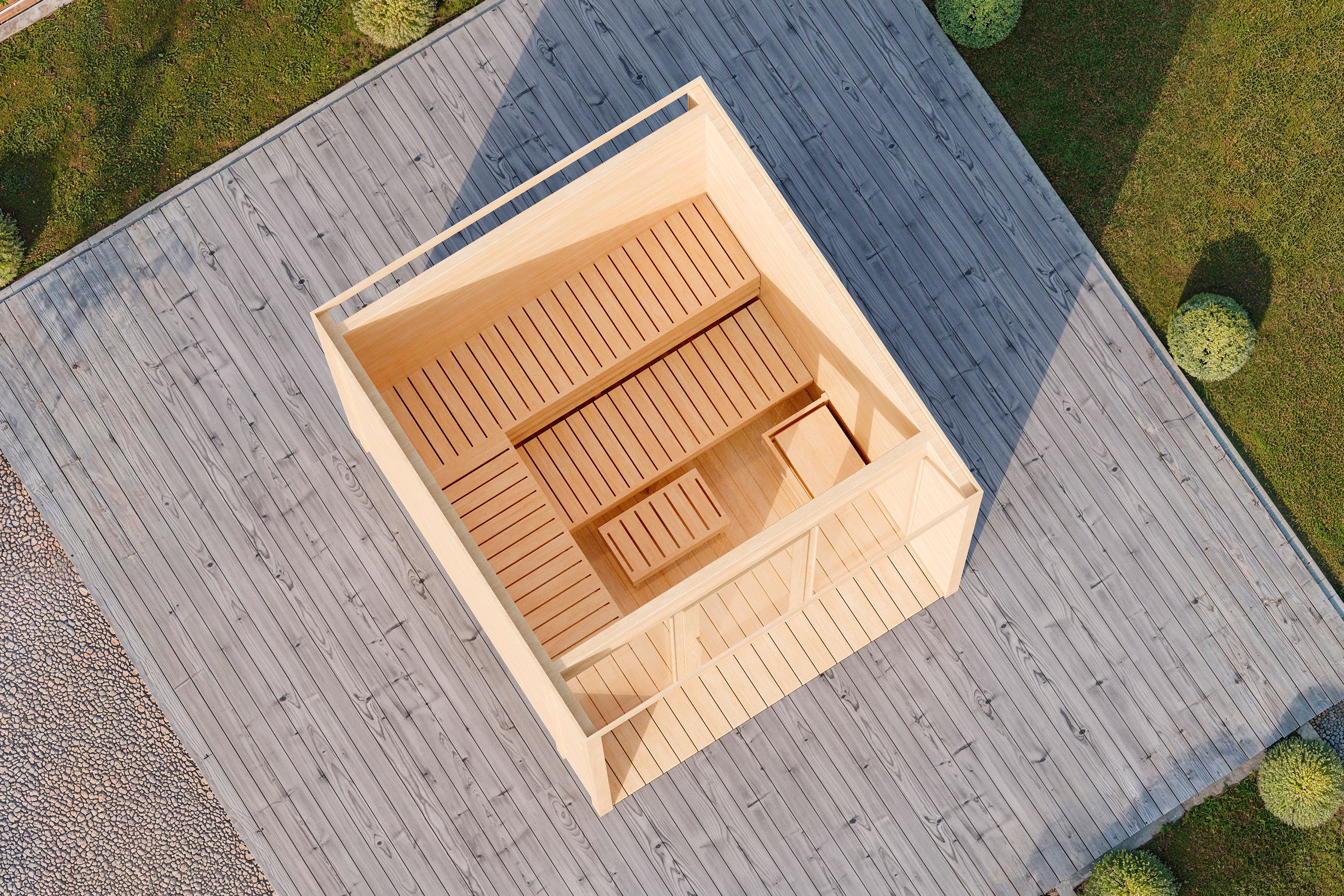 Gartensauna Loodus 2523 70 - Gartenhaus Herkommer