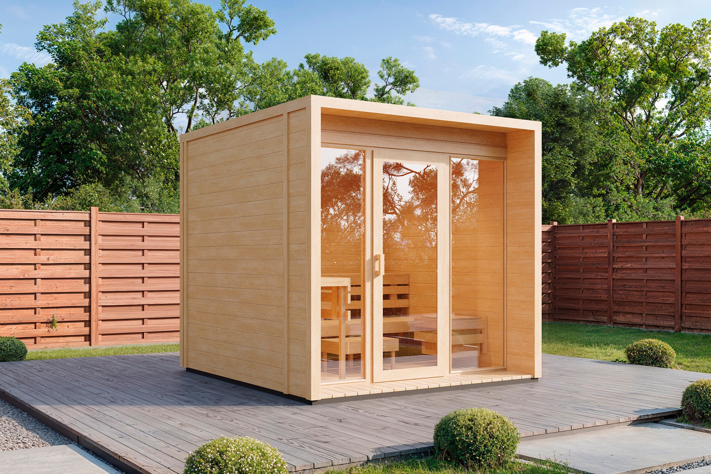 Gartensauna Loodus 2523 70 - Gartenhaus Herkommer