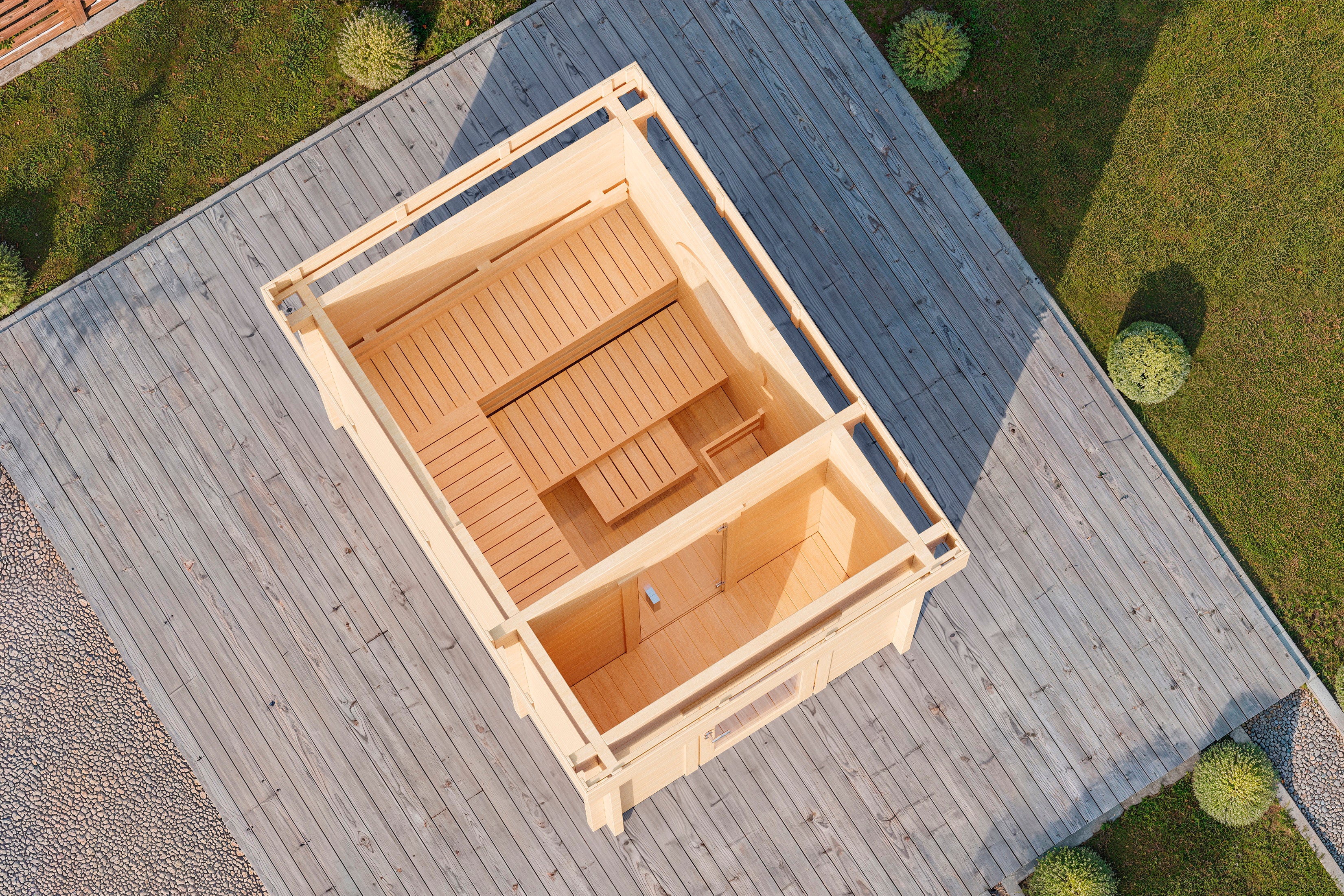 Gartensauna Toke 2232 70 - Gartenhaus Herkommer