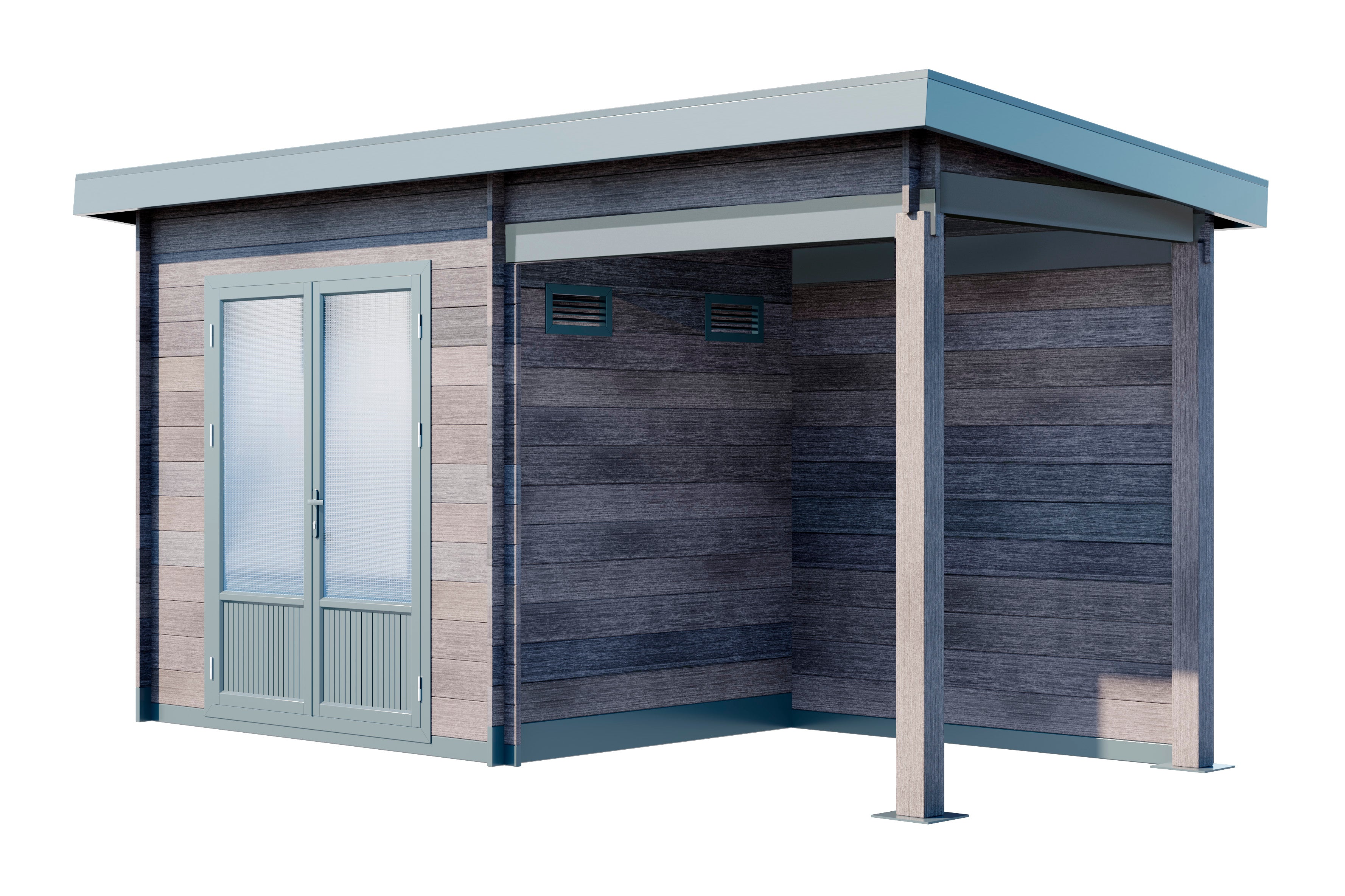 WPC-Gartenhaus / Gerätehaus Belana 4419 28