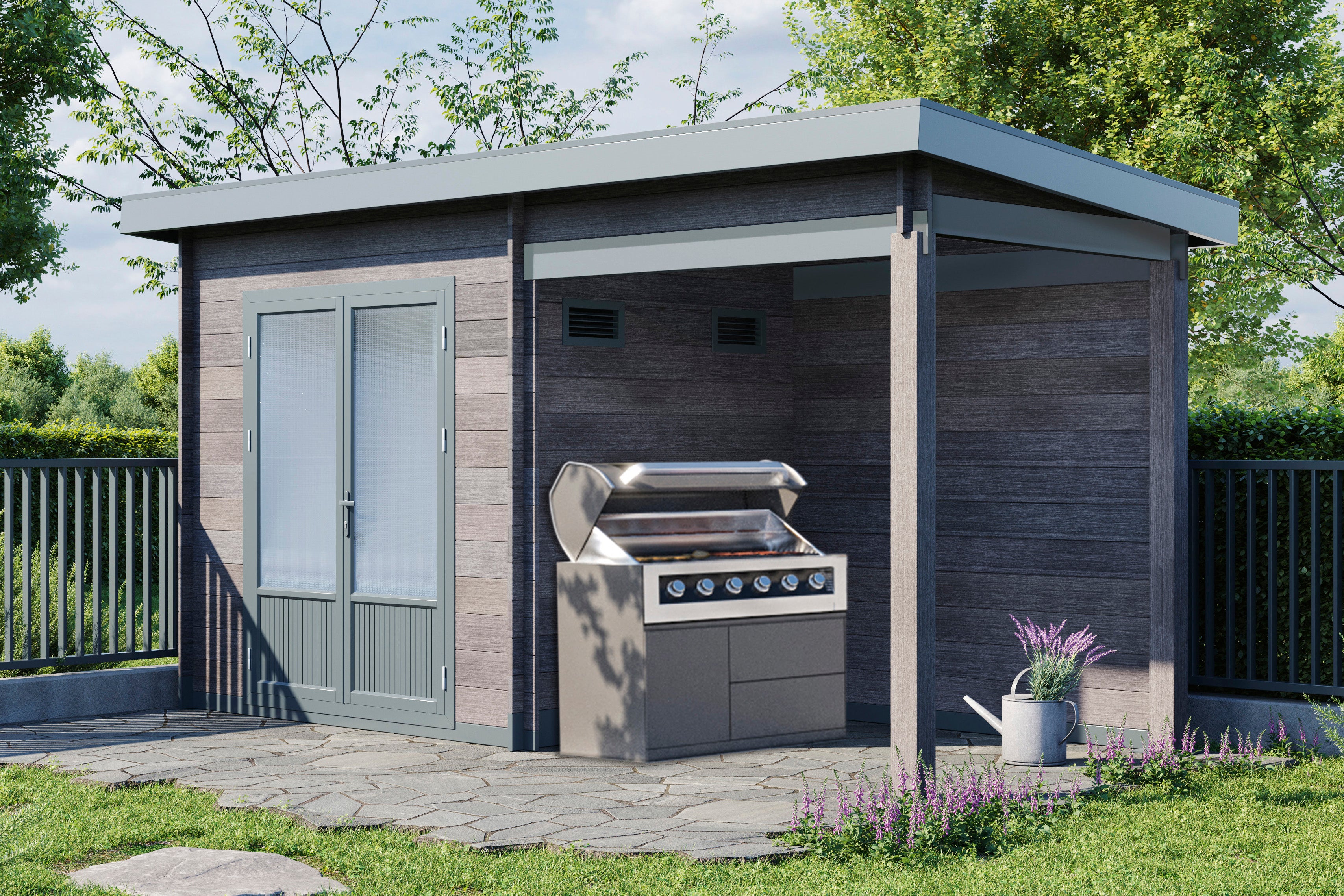 WPC-Gartenhaus / Gerätehaus Belana 4419 28
