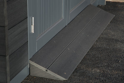 Rampe für Doppeltüre - Gartenhaus Herkommer