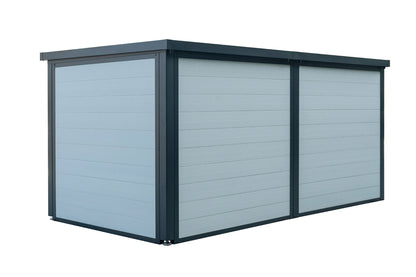 Seiten-/Rückwand 20 WPC Anthrazit - Gartenhaus Herkommer