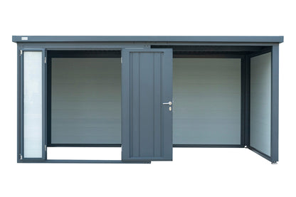Seiten-/Rückwand 20 WPC Anthrazit - Gartenhaus Herkommer