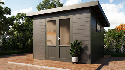 WPC-Gartenhaus / Gerätehaus Terra 3030