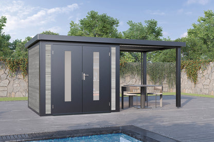 Hybrid-Gartenhaus Alvar 4724 28 - Gartenhaus Herkommer