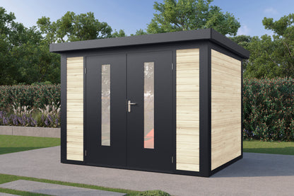 Hybrid-Gartenhaus Henrik 3024 28 - Gartenhaus Herkommer