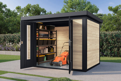 Hybrid-Gartenhaus Henrik 3024 28 - Gartenhaus Herkommer