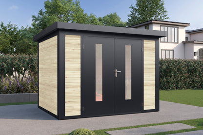 Hybrid-Gartenhaus Henrik 3024 28 - Gartenhaus Herkommer