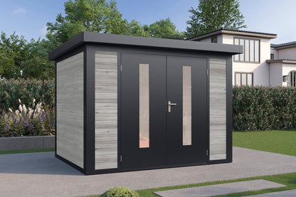 Hybrid-Gartenhaus Henrik 3024 28 - Gartenhaus Herkommer