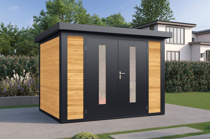 Hybrid-Gartenhaus Henrik 3024 28 - Gartenhaus Herkommer