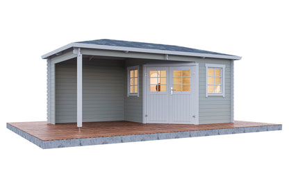 Holz-Gartenhaus / Gerätehaus  Gemma 5025 28 - Gartenhaus Herkommer