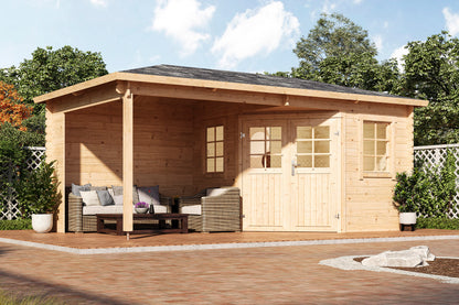 Holz-Gartenhaus / Gerätehaus  Gemma 5025 28 - Gartenhaus Herkommer