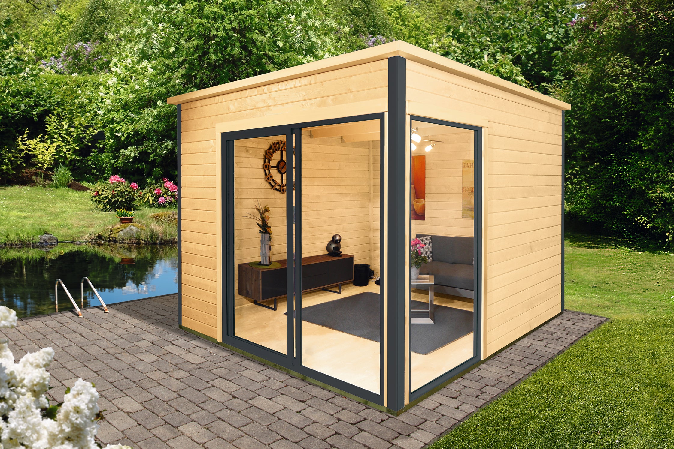 Holz-Gartenhaus Starla 3232