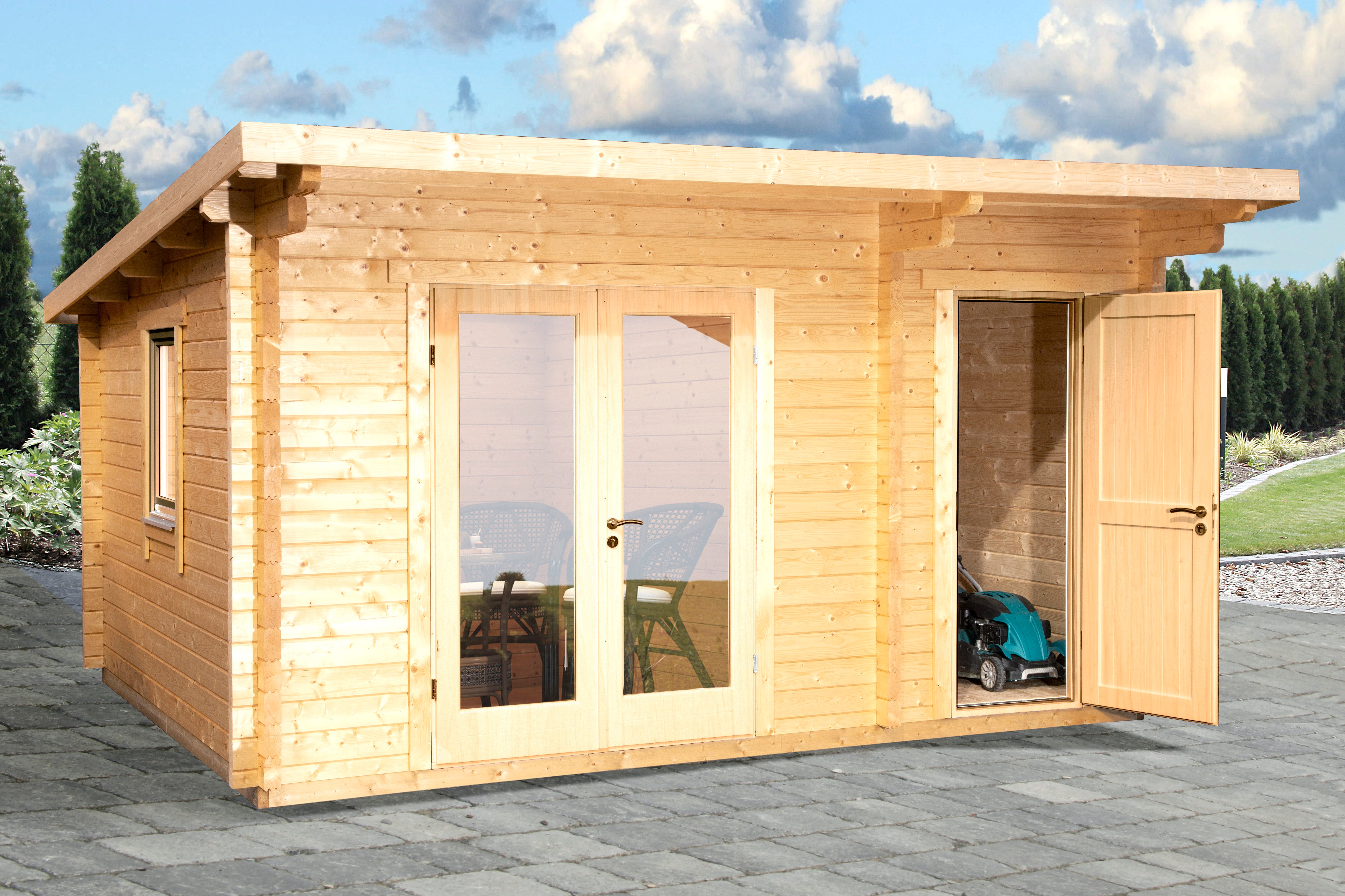 Holz-Gartenhaus / Gerätehaus Liv 4536 44 XL