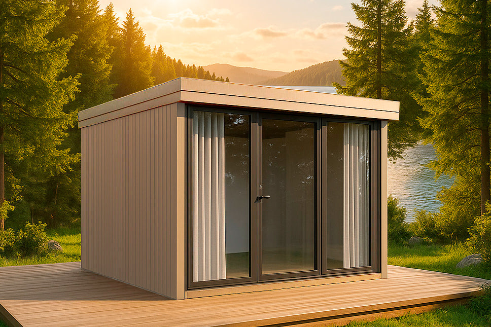 Holz-Gartenhaus / Gartenbüro / Poolhaus Orland 3334 94
