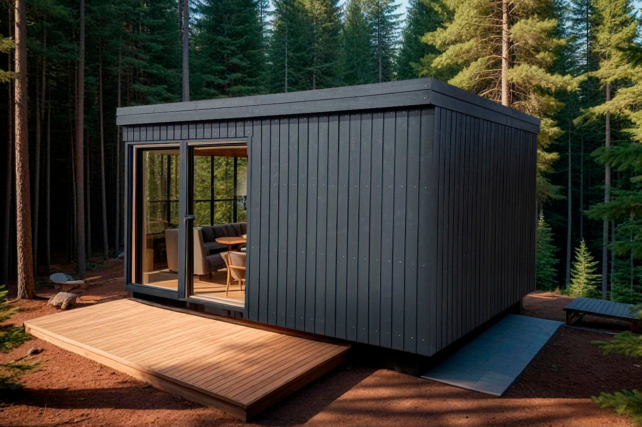 Holz-Gartenhaus / Gartenbüro / Poolhaus Wilna 4434 94