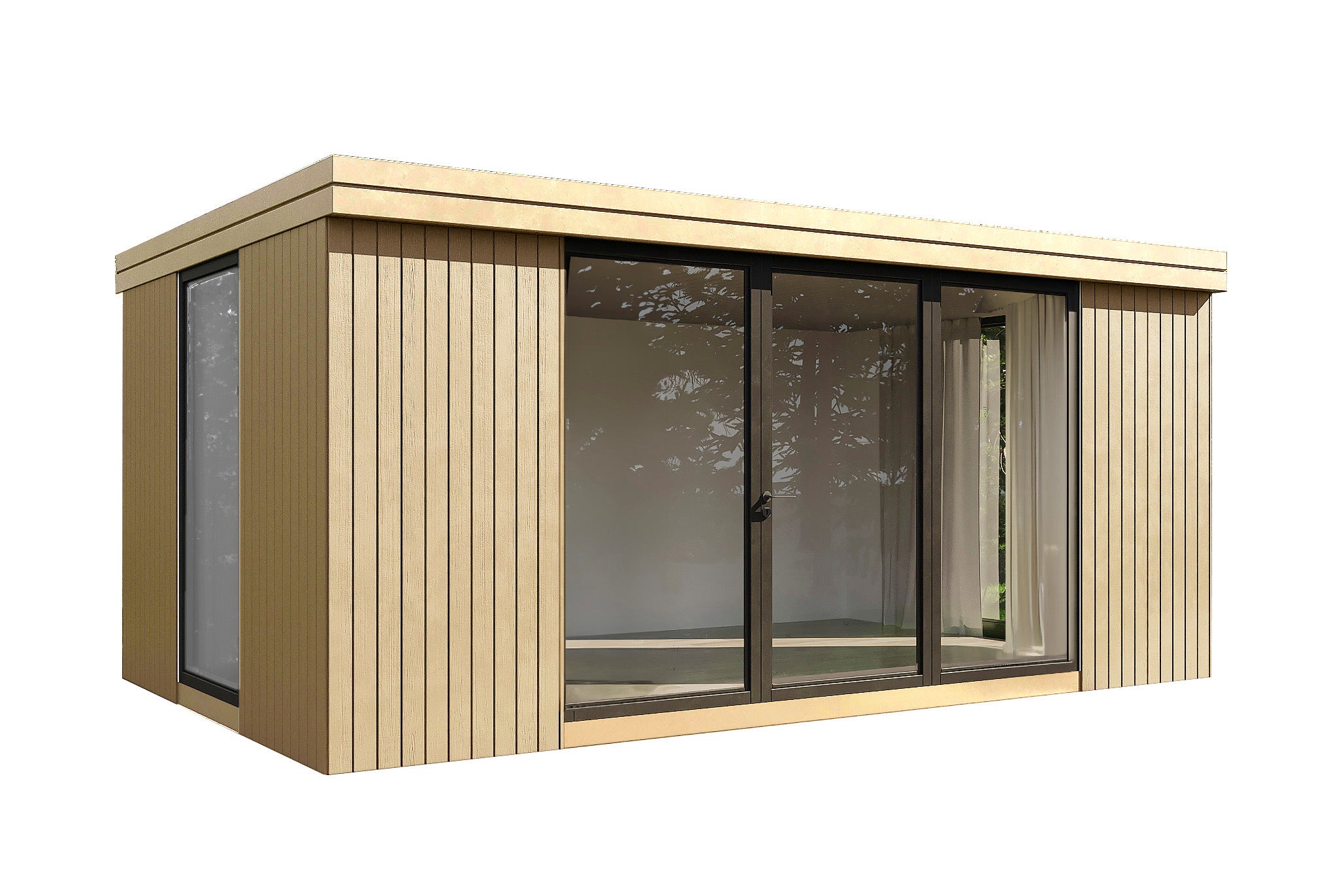 Holz-Gartenhaus / Gartenbüro / Poolhaus Himma 5434 94