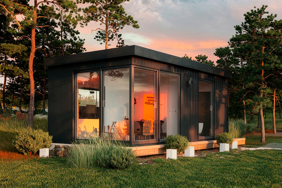 Holz-Gartenhaus/Gartenbüro Winje 6634 94 - Gartenhaus Herkommer