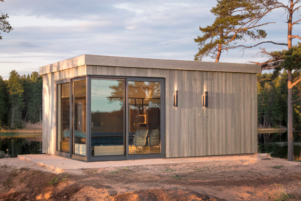 Holz-Gartenhaus/Gartenbüro Winje 6634 94 - Gartenhaus Herkommer