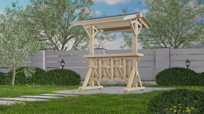 Holz-Gartenhaus / Gerätehaus BARTABLE