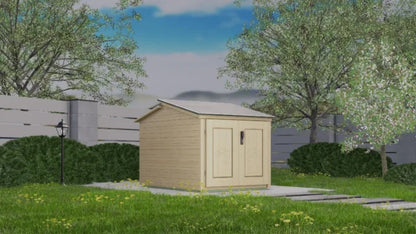 Bikebox  Holz-Gartenhaus / Gerätehaus