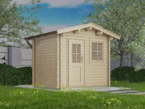 Holz-Gartenhaus / Gerätehaus H28-24XX-ET-EF
