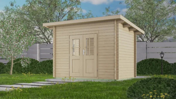 Holz-Gartenhaus / Gerätehaus H28-3020P-DT