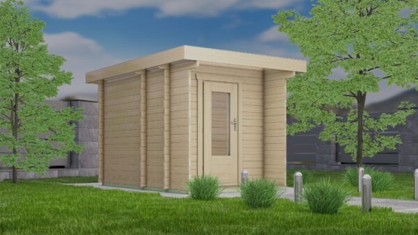 Holz-Gartensauna H58-2227F
