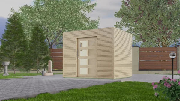 Holz-Gartenhaus / Gerätehaus MHH-3025-CUBO