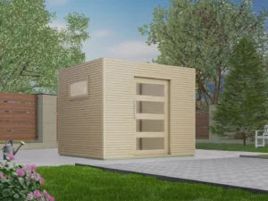 Holz-Gartenhaus / Gerätehaus MHH-3025-CUBO