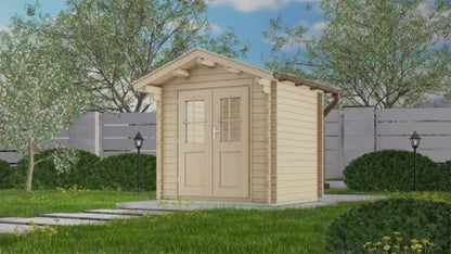 Holz-Gartenhaus / Gerätehaus TS-H28-2119-DT