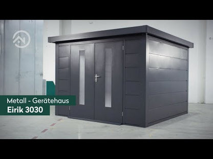 Metall-Gartenhaus / Gerätehaus Hakon 2424 Anthrazit