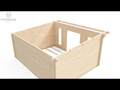 Holz-Gartenhaus / Gerätehaus Liv 4536 44 XL